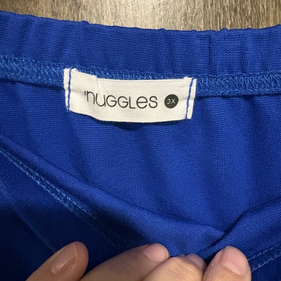 Chic Royal Blue Maxi Skirt - Picture 4 of 4